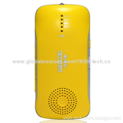 Power Banks with Bluetooth Function, 2,600 to 5,600mAh Capacity power bank